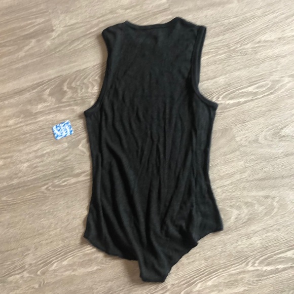 NWT Free People All the Time Bodysuit, S, Black - Picture 6 of 8